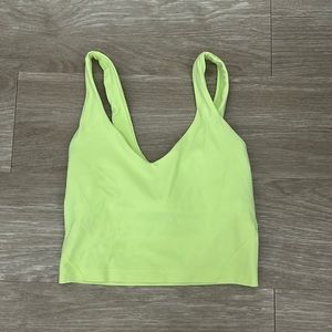lululemon yellow align tank